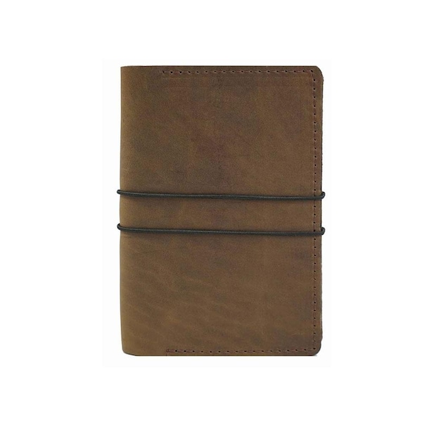 Rustico Moleskine Classic Pocket Leather Notebook Cover 3.5'' x 5.5